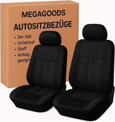 Obrázok produktu pre sada 2 poťahov na autosedačky z univerzálnej látky vhodnej pre airbagy DE.