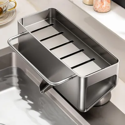 Produktbild von Küchenorganizer-Set Küchen Spülbecken Organizer, Sink Caddy Organizer, Schwammhalter