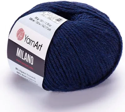 Produktbild von YarnArt Milano 877: Weiche und warme Alpakamischung, ideal für Herbstprojekte