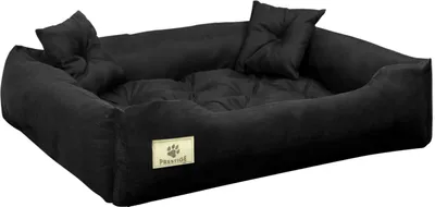 Obrázok produktu pre Prestige Pelech pre psov a mačky s vankúšom Vnútorné rozmery: 130x100 / Vonkajšie rozmery: 145x115cm, čierny