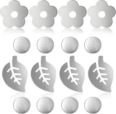 Produktbild von Famanu Tischdeckenbeschwerer Set mit Magnet, Blumenblatt-Design - 8 Stück