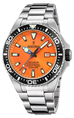 Produktbild von Festina Herren Uhr Casual Edelstahl Armbanduhr silber UF20663/4
