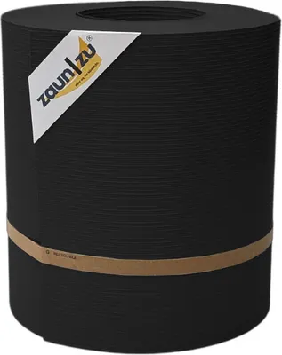 Produktbild von Sichtschutzstreifen zaun|zu RILLE MAXI 26m Rolle Blende für 24cm Gittermatten Schwarz 26m