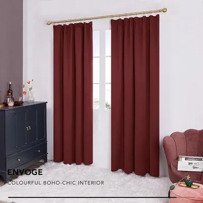 Productafbeelding van Famanu Verduisteringsgordijn, hoogwaardig polyester - 140x175 cm