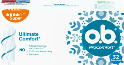 Obrázok produktu pre O.B. ProComfort Super tampóny, 32 kusov