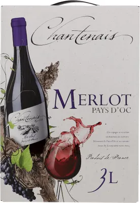 Produktbild von Chantenais Merlot 3,0l Bag-in-Box- Les Grands Chais de France