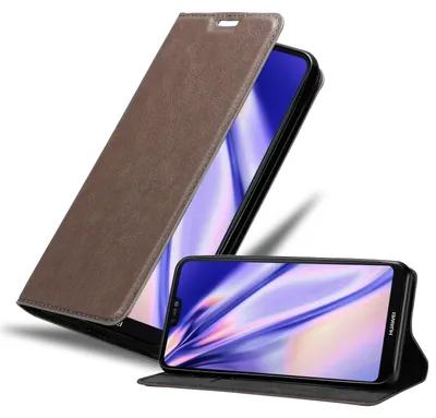 Obrázok produktu pre Cadorabo Puzdro pre Huawei P20 LITE Protective Case in Brown Puzdro na mobil s magnetickým zatváraním