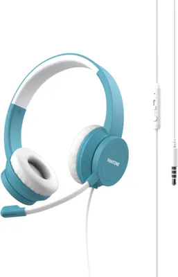 Zdjęcie produktu dla Pantone PT-WDH002GY2220 Przewodowy biurowy zestaw słuchawkowy z mikrofonem Kolorowa woda