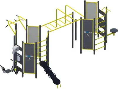 Produktbild von Klimmzugstangen Hangelgeräte Balanciergeräte Trainingsgeräte Straßensportgeräte