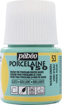 Produktbild von Pebeo Porcelaine 150, 45 ml, 53 Wassergrün