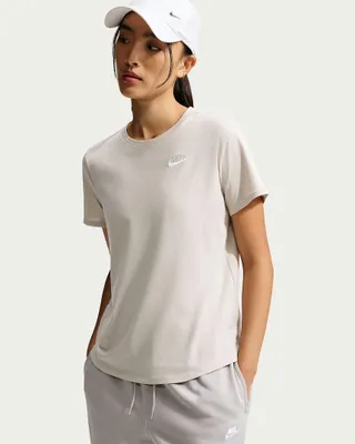 Produktbild von Nike W Nsw Club Ss Tee Cream Ii Cream Ii M