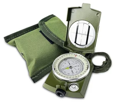 Productafbeelding van Militair Marskompas met Tas, Waterdicht en Fluorescerend