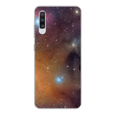 Produktbild von MuchoWow® Handyhülle Schutzhülle Hülle für Samsung Galaxy A70 Universum - Sterne - Farben - Jungen - Mädchen - Kinder Silikon Softcase Handy Hülle - Schutzhaube
