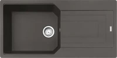 Produktbild von Franke Maris UBG 211-100 Einbauspüle Schiefergrau Fragranit für Unterschränke ab 60 cm, Drehknopf - inkl.
