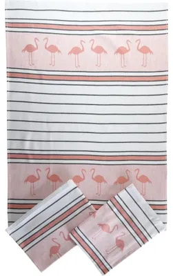 Obrázok produktu pre Extra savý uterák 50x70 cm Plameniaci 3 ks