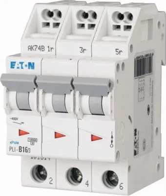 Produktbild von Eaton PLI-B16/3, Miniatur-Leistungsschalter, Typ B