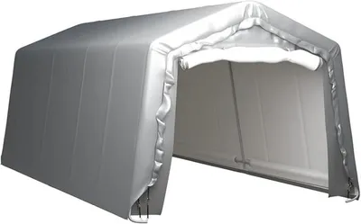 Produktbild von Lagerzelt 300x600 cm Stahl Grau, Carport, Autozelt, Garage, Weidezelt, Unterstand, Zeltgarage, Lagerzelt, Gerätezelt, Pavillon Zelt, Fahrradgarage Zelt, Garagenzelt