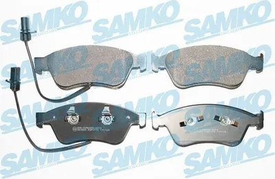 Produktbild von SAMKO Bremsbeläge Satz Vorne Bremsklötze für AUDI A6 Avant (4F5, C6) 5SP1772