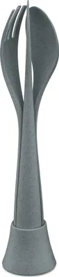 Image de Set de couverts TULIP, gris, KOZIOL
