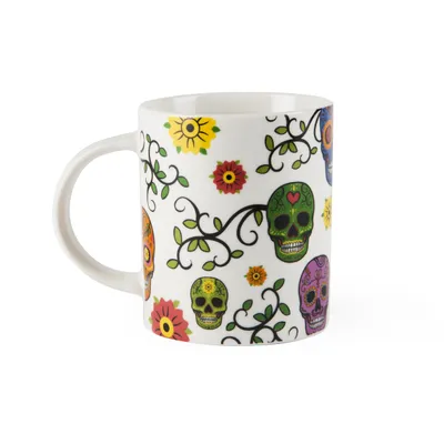 Zdjęcie produktu dla Excelsa Zestaw 4 kubków Calavera porcellana 11,5x8x9 cm porcelana wielokolorowa