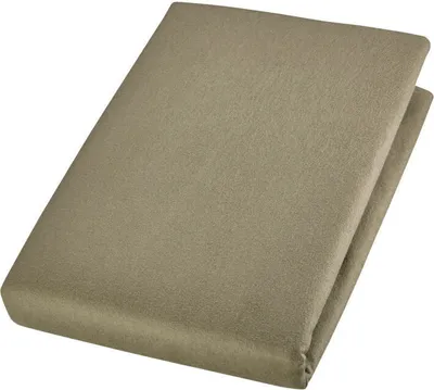 Produktbild von Cotonea Bio Spannbettlaken Edel-Biber Farbe Sand -I212 Größe 140x200 cm