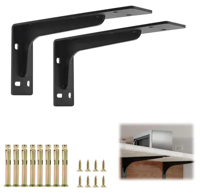 Plankenhaken-Set 2 Stück, 44 cm, 180 kg, schwarz, Metall