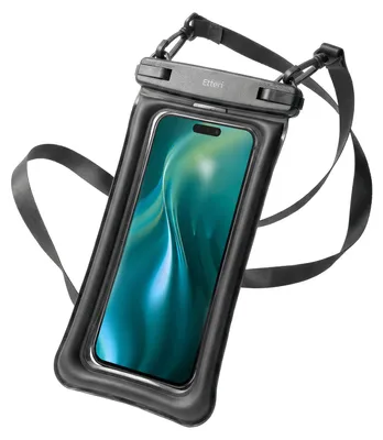 Immagine prodotto di Custodia impermeabile per cellulare, ideale per proteggere documenti, foto e da eventuali schizzi d'acqua