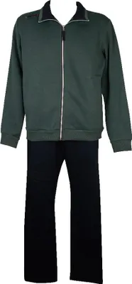 Produktbild von DYNAMIC F.LLI CAMPAGNOLO Herren-Trainingsanzug, kompletter Winter-Freizeit-Sweatshirt, offene Jacke mit Reißverschluss, Artikel 8Q77277, XXL, Cotone 30%,Poliestere 70%