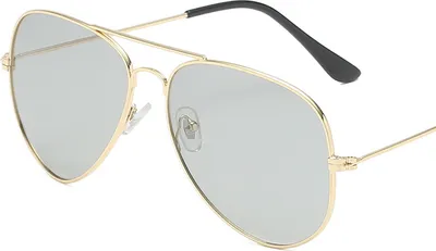 Produktbild von INF Photochrome polarisierte Sonnenbrille mit goldenem Rahmen Gold
