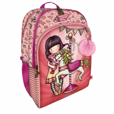 Produktbild von Schulrucksack Gorjuss Carousel Lachsfarben (34.5 x 43.5 x 22 cm)