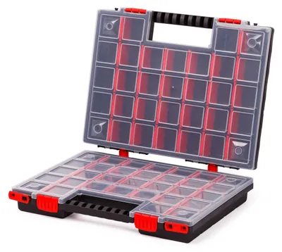 Obrázok produktu pre Sortimentný box 399x303x100 mm, 64 priehradiek, pre dielňu