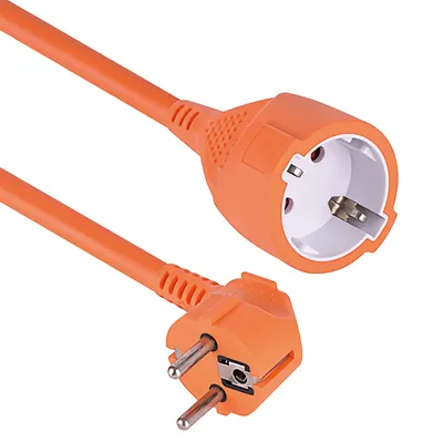Productafbeelding van Electraline 01627LV Verlengkabel voor de tuin - 20 m - Geaarde stekker en stopcontact 16 A