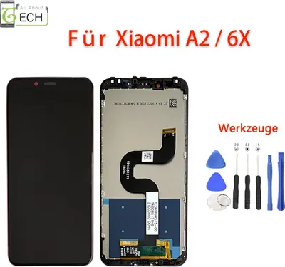 Produktbild von Für Xiaomi Mi 6X / Mi A2 LCD Display mit Rahmen Touch Touchscreen Bildschirm