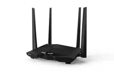 Zdjęcie produktu dla Tenda AC10, Wi-Fi 5 (802.11ac), Dual-band (2.4 GHz/5 GHz), Przewodowa sieć LAN, Czarny, Router biurkowy