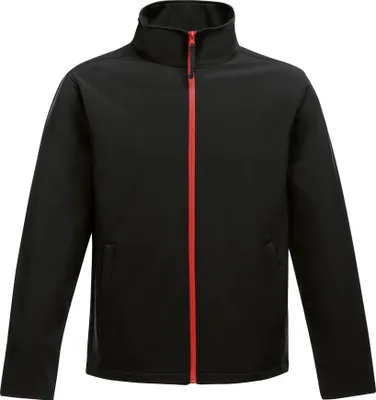 Produktbild von Regatta Herren Softshell-Jacke Ablaze, bedruckbar RG3560 (L) (Dunkelgrau/Schwarz)