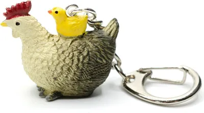 Produktbild von Huhn Küken Schlüsselanhänger Miniblings Farm Bauernhof Henne Ostern Frühling