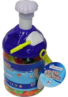 Produktbild von Wasserpistole Spielzeug - Wasserbombenpumpe mit 150 Ballons