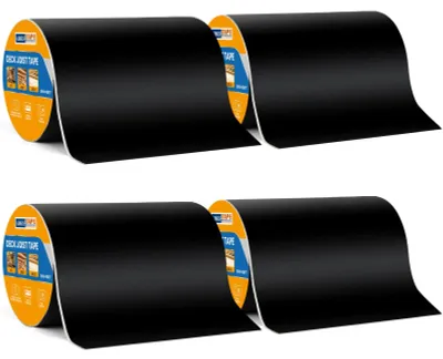 Abdichtungsband PVC 200 mm x 5 m, 4 Rollen, schwarz