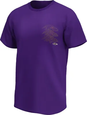 Produktbild von Baltimore Ravens Triple Logo NFL Shirt lila - L
