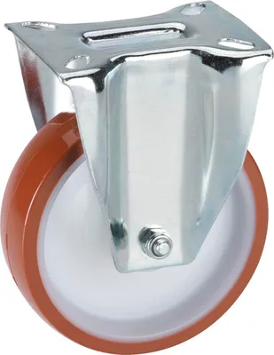 Produktbild von DÖRNER + HELMER Bockrolle Polyurethan Polyamidfelge 100 mm 150 kg