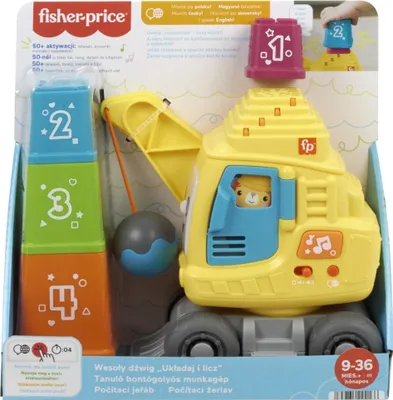 Zdjęcie produktu dla Fisher Price Wesoły dźwig "Układaj i licz" HWY64