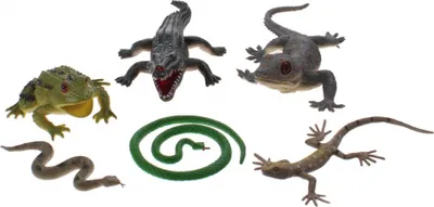 Produktbild von Die Animal World der Animal World playset Reptilien 6 Stück