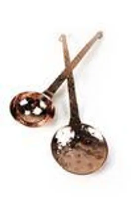 Produktbild von "CopperGarden®" Set XL Kupferlöffel | 50 cm Schaum- und Schöpflöffel