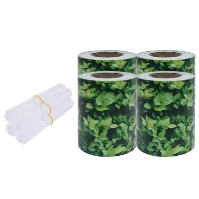 Immagine prodotto di vidaXL Schermo privacy da giardino 4 pz. PVC 35x0,19 m Verde