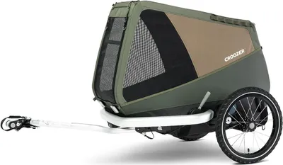 Croozer Dog Enna Cozy Ride Bundle - Moss Green