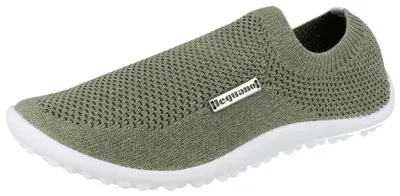 Produktbild von LEGUANO Scio Damen Barfußschuhe Slipper grün Textil - Größe: 41