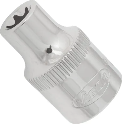Produktbild von Vigor V2728N, Steckschlüsselbuchse, Edelstahl, 1 Kopf/Köpfe, 3/8", Metrisch, 8 mm