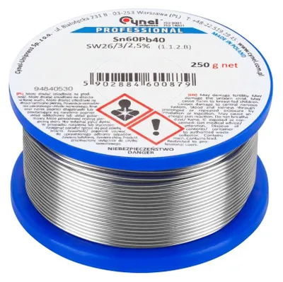 Immagine prodotto di Rola di stagno 3mm/250g Sn60Pb40