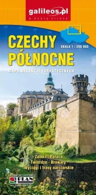Zdjęcie produktu dla Mapa Czechy Północne 1: 200 000