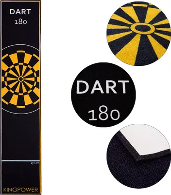 Image de Dart 290x60 cm Tapis de Fléchettes Tournoi Fléchettes Paillet de Fléchettes Kingpower